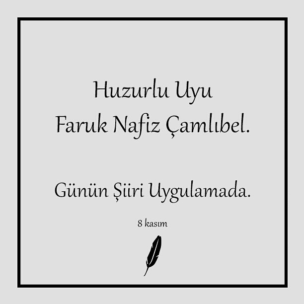 birkuplesiirapp's tweet photo. "Elimi beş yerinden dağladı beş parmağın,
Bağrımda da yanmadık bir yer bırakmadan git...
..."
Huzurlu uyu #faruknafizçamlıbel .
Günün şiiri #birkupleşiir mobil uygulamada.
#şiir https://t.co/Dj6zb3hJzh