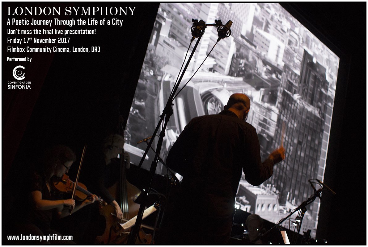 Not long to go until our final live show of the tour! Friday 17th Nov @LangleyFilmbox, with <a href="/cgsinfonia/">Covent Garden Sinfonia</a>. Don't miss out! Book now! Tics: ticketsource.co.uk/event/EMEKKH #silentfilm #lovelondon #BR3 #ClassicalMusic #SELondon #BeckBromFL #Bromley #Beckenham #Penge #Lewisham #Croydon