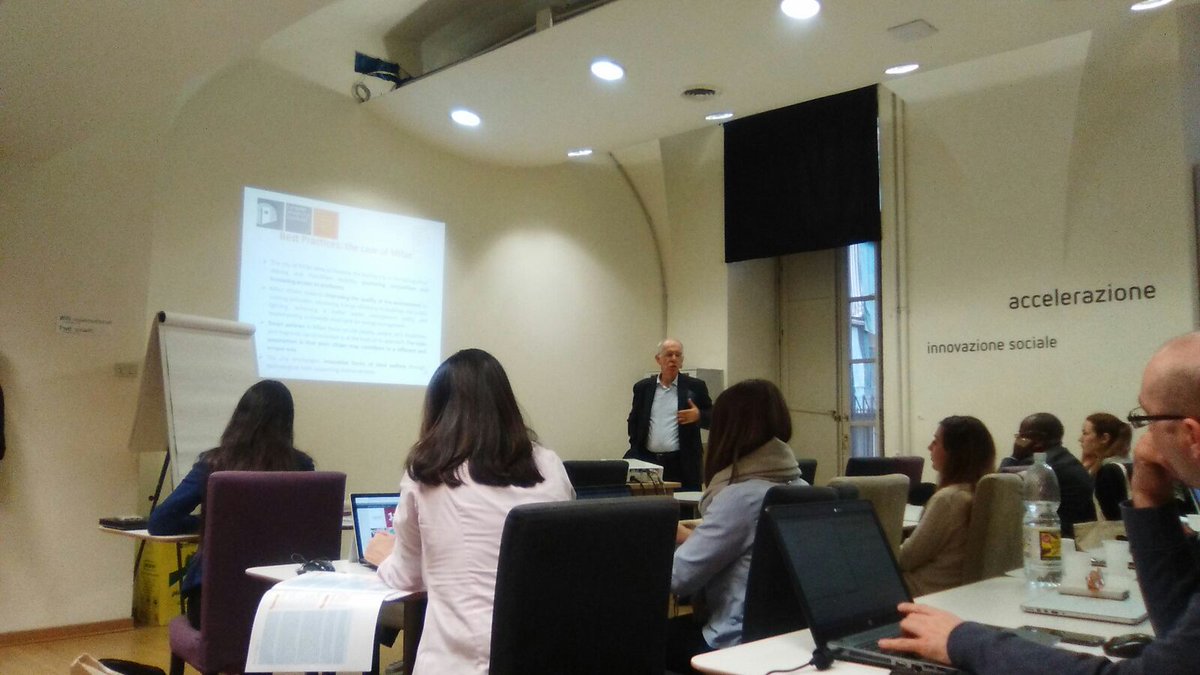turinschool's tweet photo. Regulating #smartcities: @PLParcu speaking about trends and challenges in the EU. #REGSMART2017 https://t.co/AcTRYtrZCx