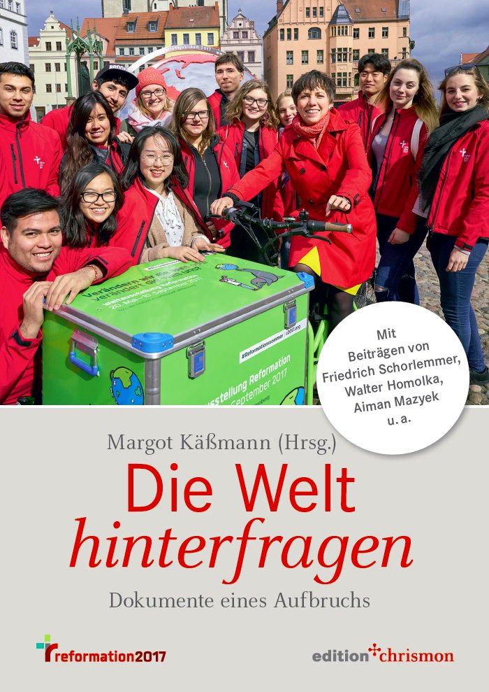 r2017org's tweet photo. Zum Reformationsjubiläum ist das Buch "Die Welt hinterfragen. Dokumente eines Aufbruchs" von Margot Käßmann erschienen! https://t.co/G1sOt27i1P