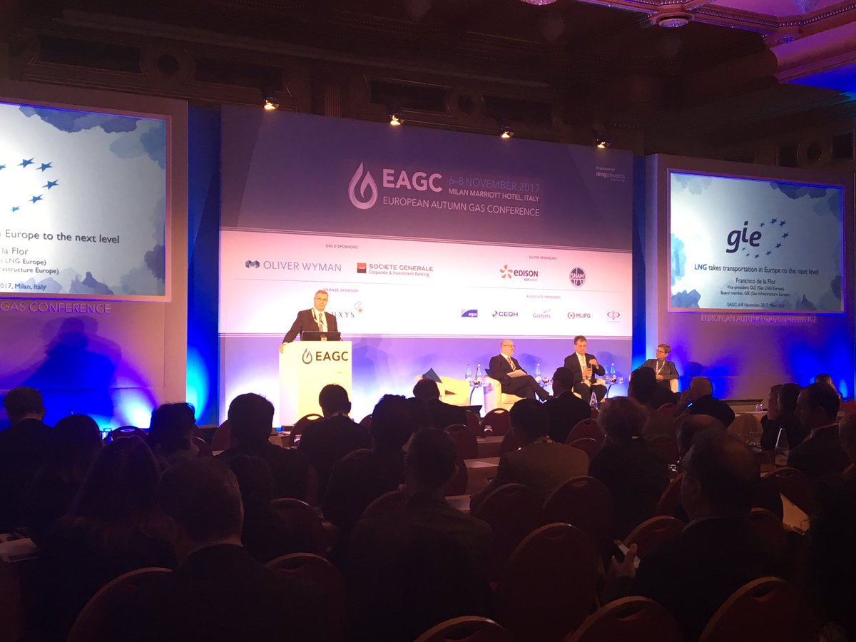 Francisco de la Flor <a href="/GIEBrussels/">GIE</a> says #LNG is a key source of flexibility #EAGC