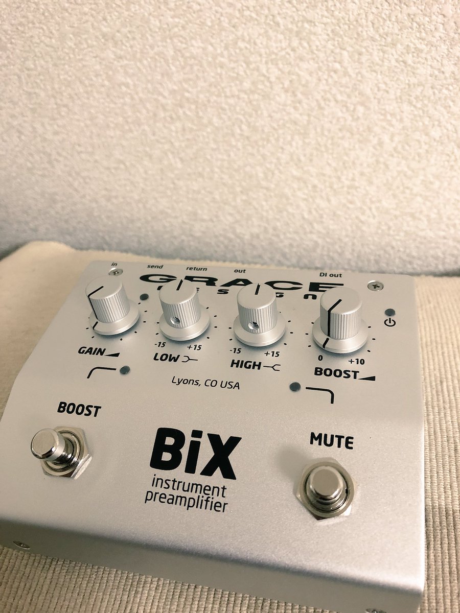 taka_ssw10's tweet photo. まだまだたくさん必要な物あるんですが、まず一つ目にこれいいよと教えて頂いたライブで必要な機材買いました(^^)早く使ってみたい！
#GRACEDSIGN
#Bix
#InstrumentPreamp https://t.co/1n9BvVhDxi