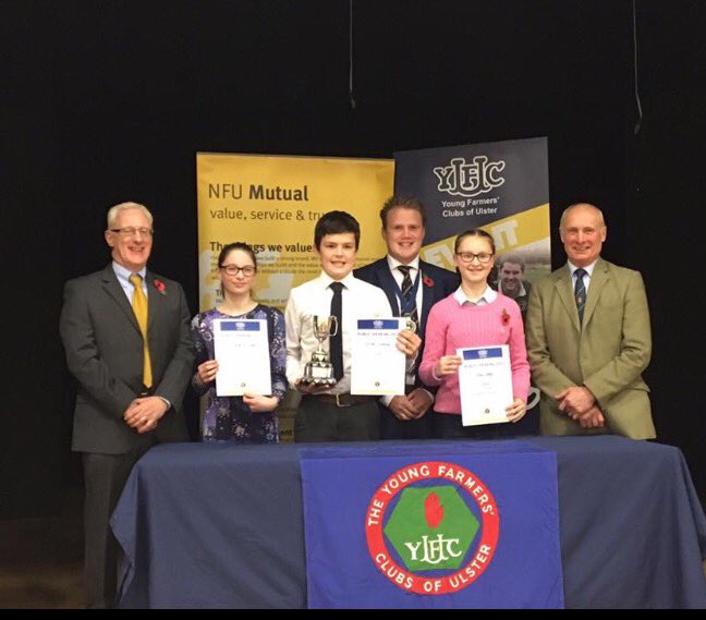 YFCUPresident's tweet photo. Delighted to have President of the RUAS Cyril Millar as guest speaker at the YFCU NI Public Speaking Finals. Thanks to @nfum for their continued support. Congratulations to all prizewinnings.
#MembersSuccess https://t.co/paVjtH2IqY