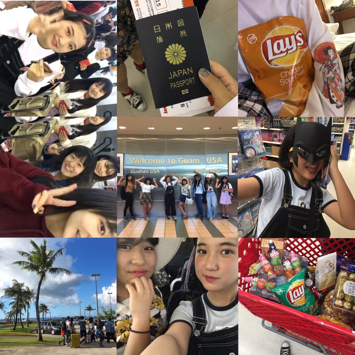 150915K's tweet photo. 💖💖🏝GUAM 4DAYS 🌺💖💖

こんなに楽しくて終わりたくなかった4日間はじめて！
汚い部屋もそんなに綺麗じゃない海も全部いい思い出 😌
みんなと行けてよかったラブ！！ https://t.co/TxvBYp7TdS