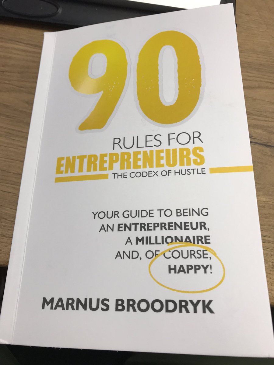 simoncape's tweet photo. As @marnusbroodryk likes to say “Hustle Hard” - Looking forward to reading some great tips in this book. #2017reading https://t.co/LdLZuhgIU6