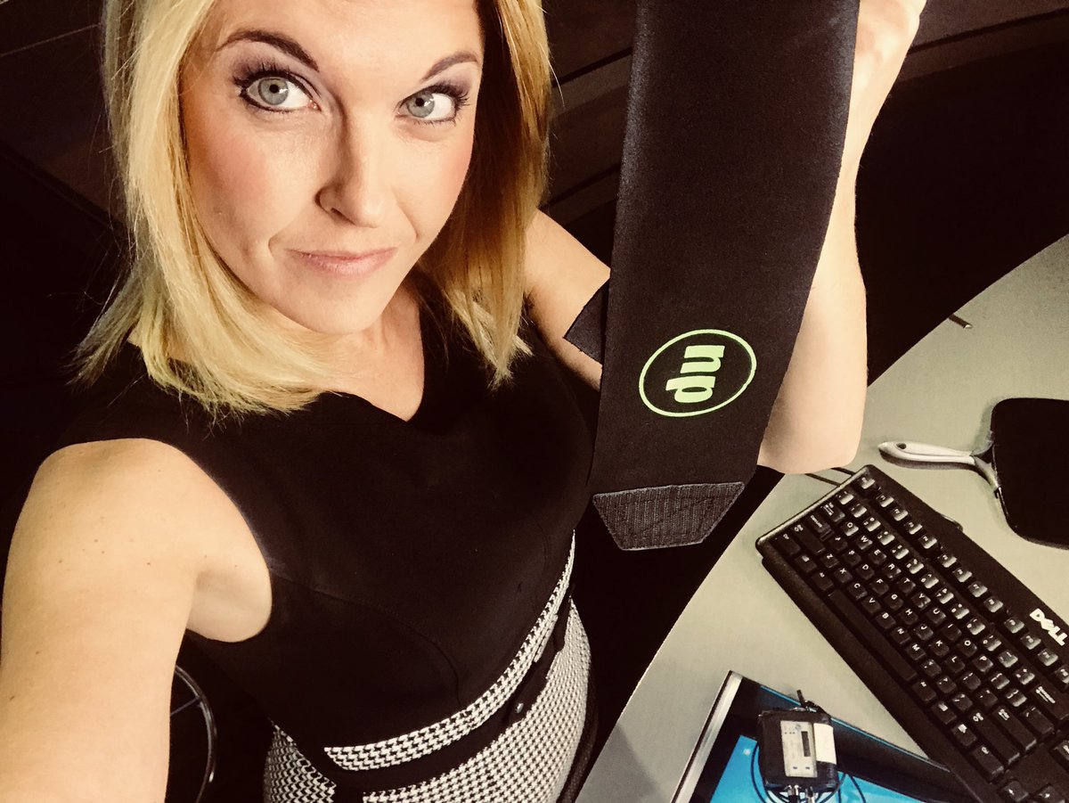 JuliaDunnWRGB1's tweet image. Strapping in! That’s my microphone/IFB leg strap or as viewers assume, a monitoring bracelet lol #anchorproblems @CBS6Albany
