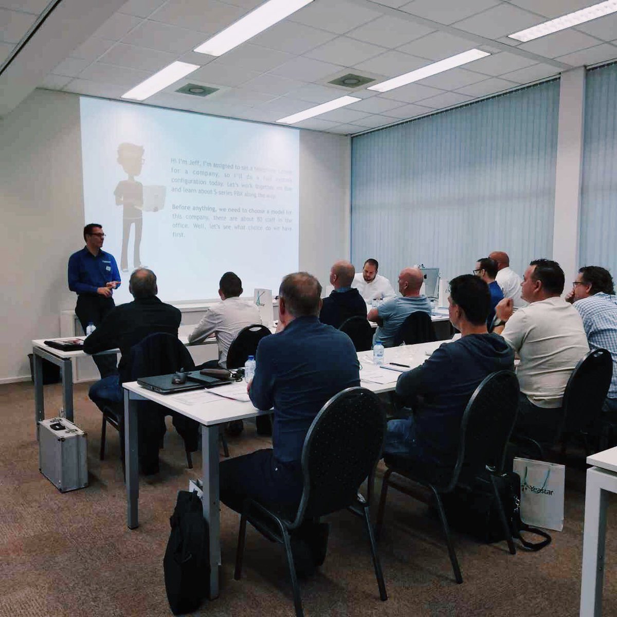Yeastar's tweet photo. It’s overflowed by people who crave for knowing Yeastar products! Thank you for attending #YSCT onsite training in Delft. Thanks, @voipq . https://t.co/BnjXKSe6Fc