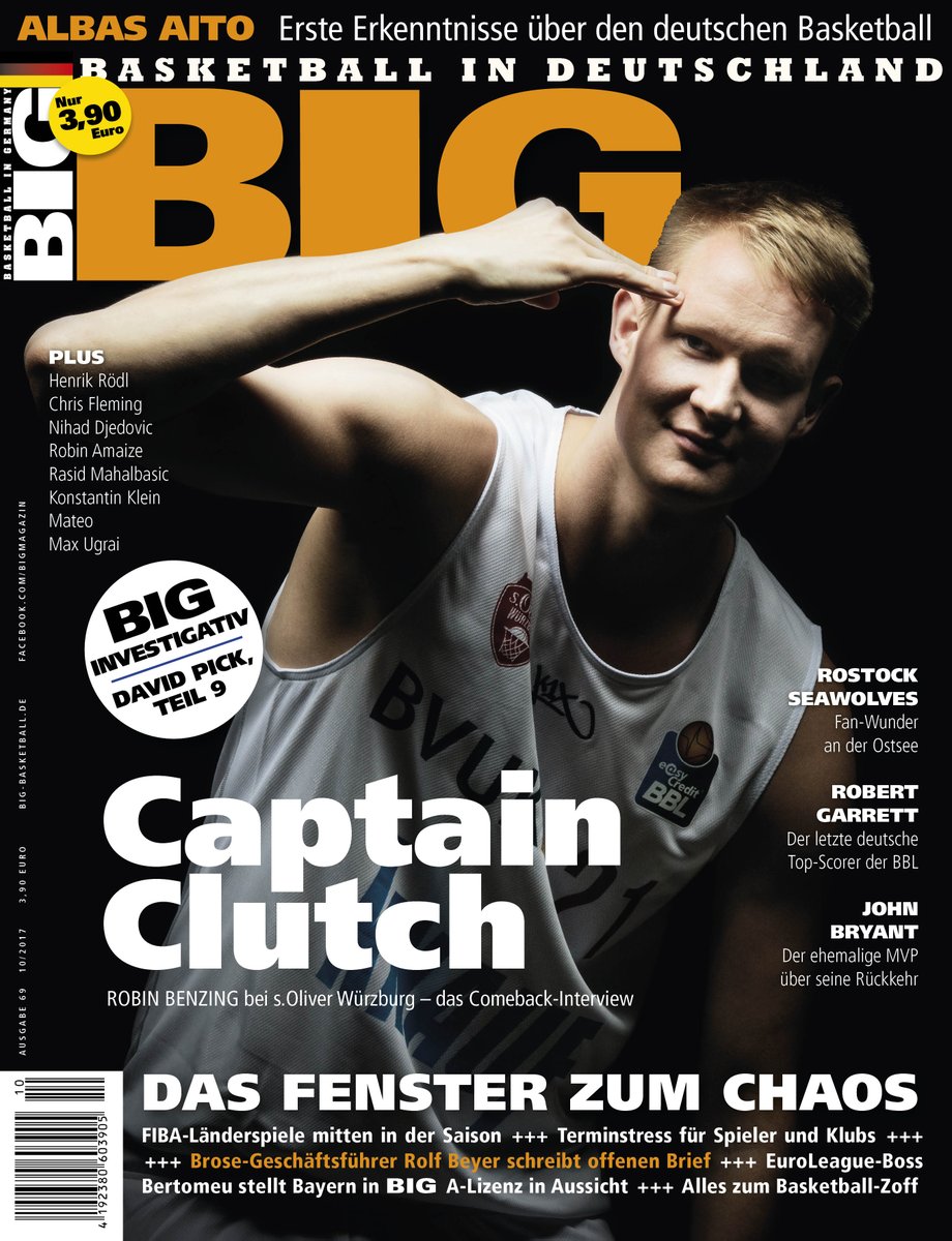 BIG_Deutschland's tweet photo. Die neue #BIG69 ist seit gestern im Handel: @AlejandroGar114 @albaberlin, Konstantin Klein @TelekomBaskets, Sebastian Schmidt @BBLoewenBS uvm. https://t.co/tqFxKSkHQr