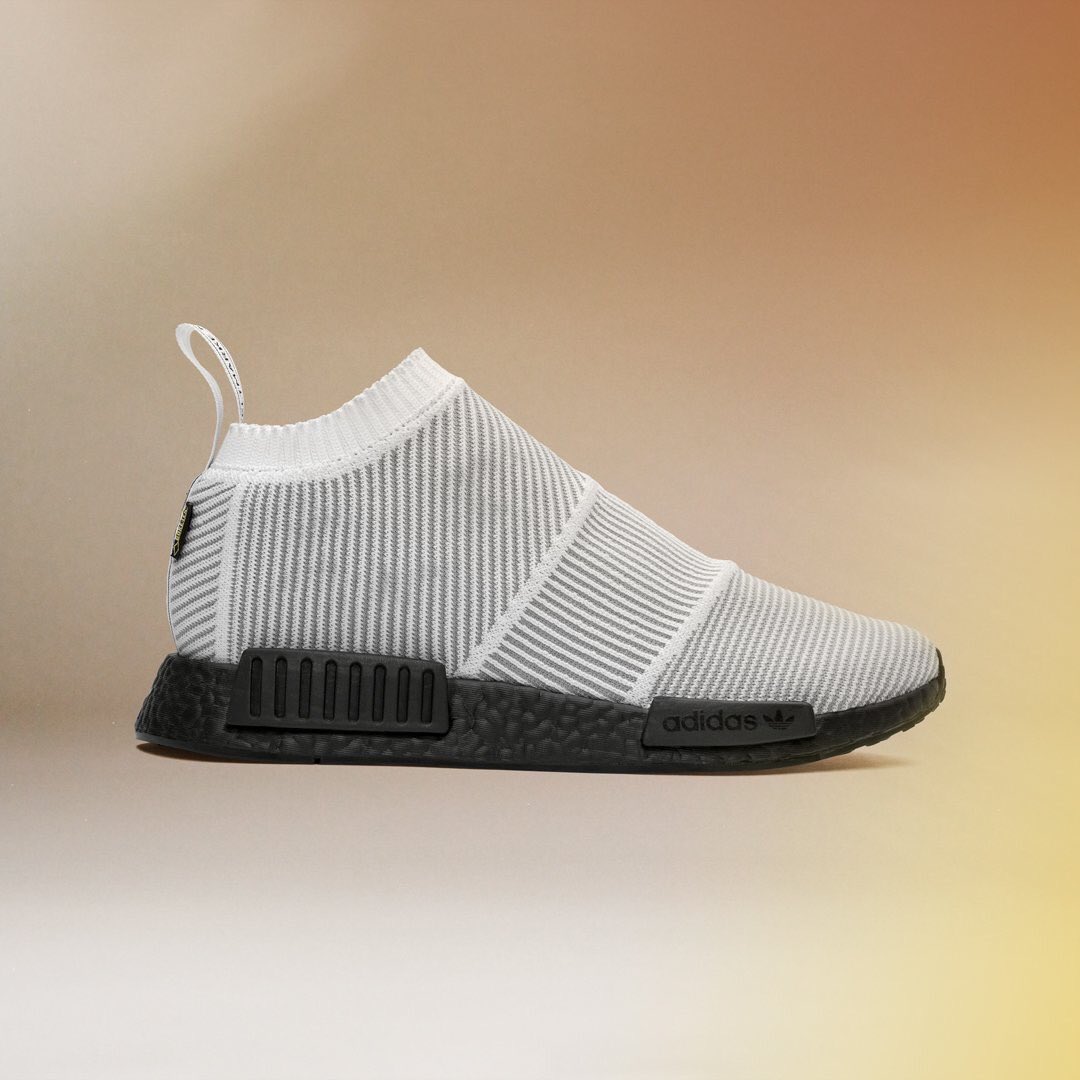adidasUK's tweet photo. Wet weather is coming, be prepared with a Goretex update to the #NMD CS1. Lands at #OriginalsLondon stores and on https://t.co/wIHO15UkRf, November 18th. https://t.co/PYiEeTbxoU