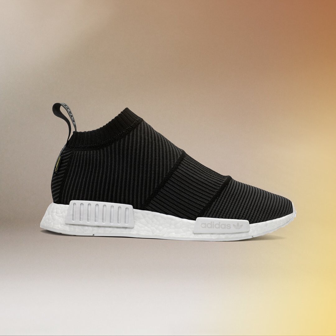 adidasUK's tweet photo. Wet weather is coming, be prepared with a Goretex update to the #NMD CS1. Lands at #OriginalsLondon stores and on https://t.co/wIHO15UkRf, November 18th. https://t.co/PYiEeTbxoU