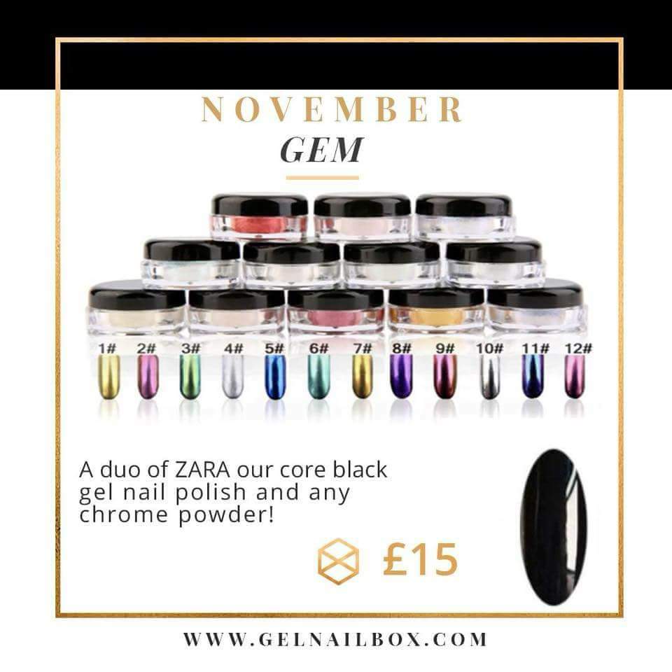 rebeccaLS668's tweet photo. 😍😍😍😍😍😍😍😍 soooooo pretty #gelnailbox #GNB #novembergem #chromepowder #corecolourzara https://t.co/FiOsS3Ym2i