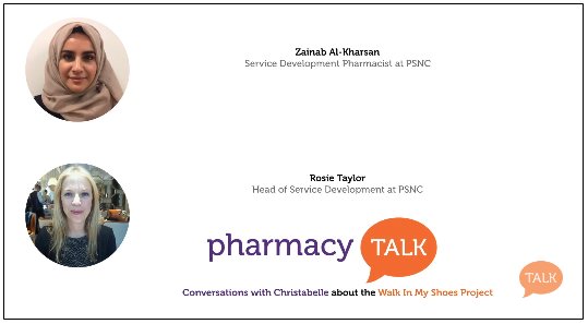 ComPharmEngland's tweet photo. PSNC's @Rosieanntaylor &amp; @Zainab_PSNC discuss working with GPs in the latest #PSNCtalk video from @_pharmacytalk https://t.co/mantesNm21 https://t.co/lrpQ3BMJKM