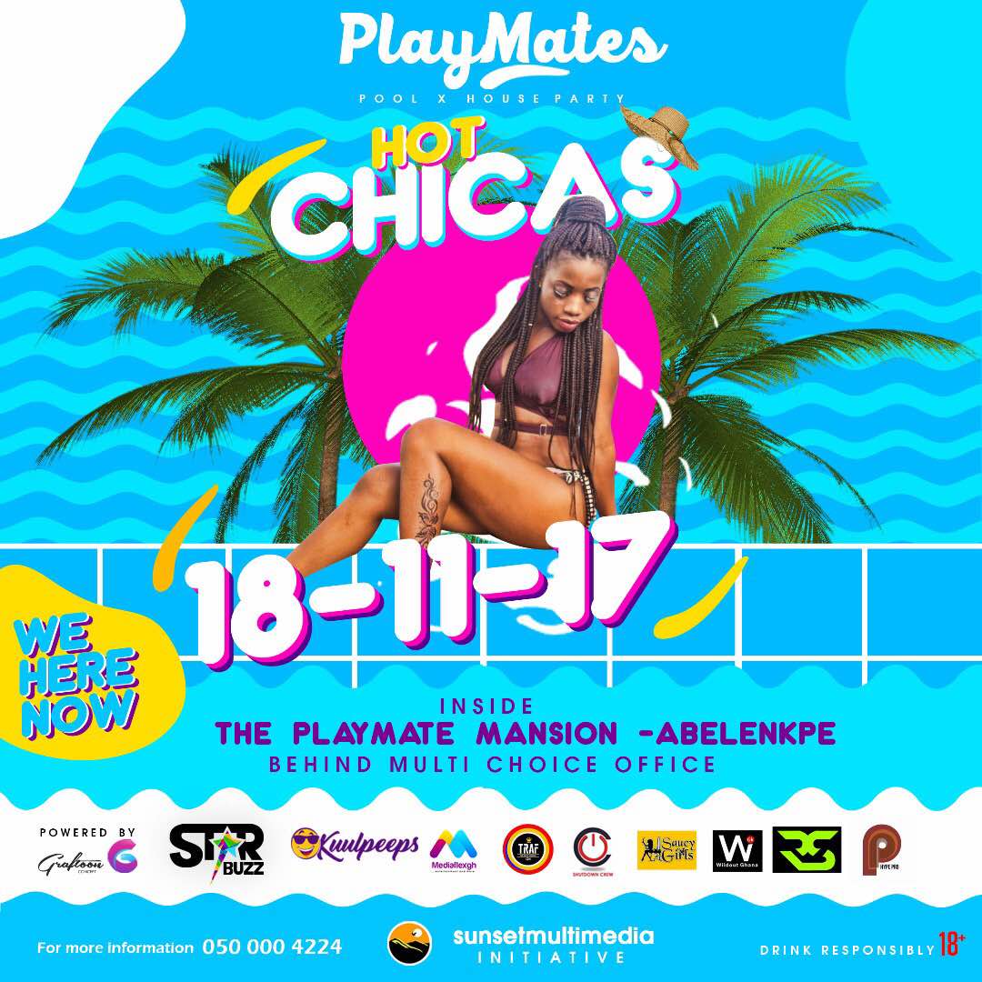 thehypeprogh's tweet photo. #Playmates is here !!
18th November inside playmates mansion @
Abelenkpe-behind multi choice office (dstv)
@sunsetmultimed @_abynah_barbie @3coins_wildout @mediaflex_zone @trafghana @StarBuzzGH @KuulPeeps @datBouy_kwame @GraftoonConcept  @AshgoChristine https://t.co/Qot6fgmICp