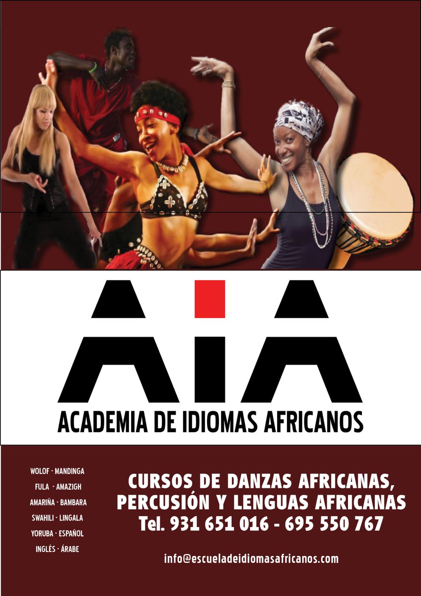 AFWBarcelona's tweet photo. #danzaafricana #africa #barcelona #idiomas #wolof #mandinga #swahili https://t.co/4bzkW7PKMd