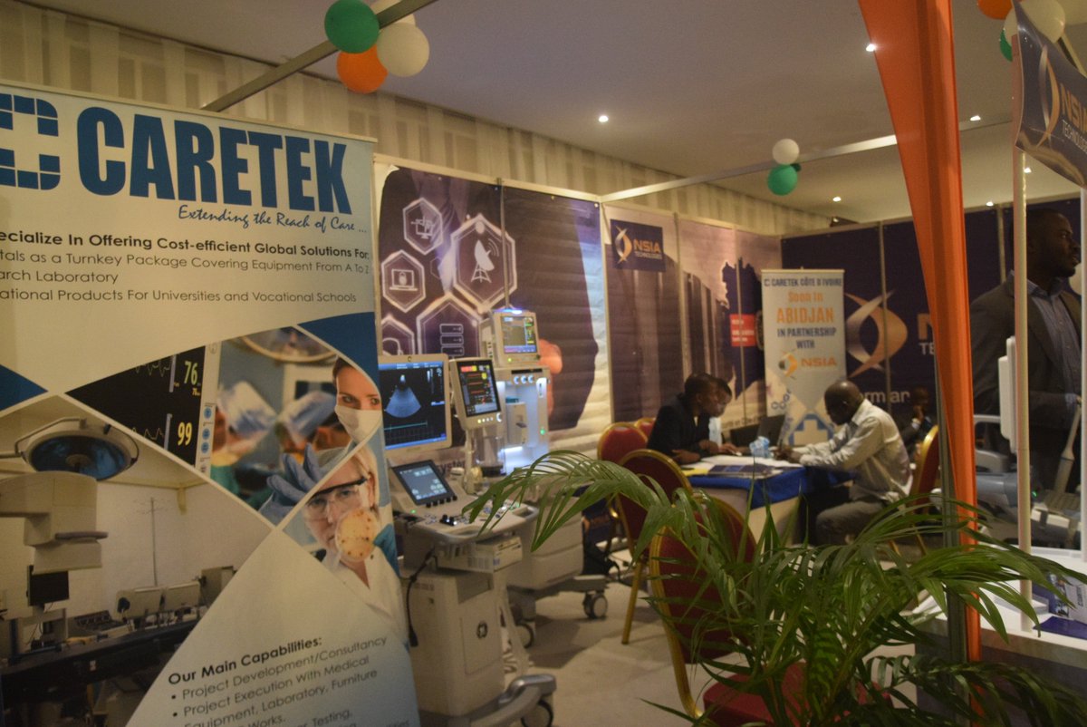 NSIATECH's tweet photo. Redécouvrez en image notre Stand au MEXCI 2017, Le Salon International de la Santé-Médical Expo Côte d'Ivoire.
#NSIA_Technologies #MEXCI #MEXCI_2017 https://t.co/j4fxf78K5E