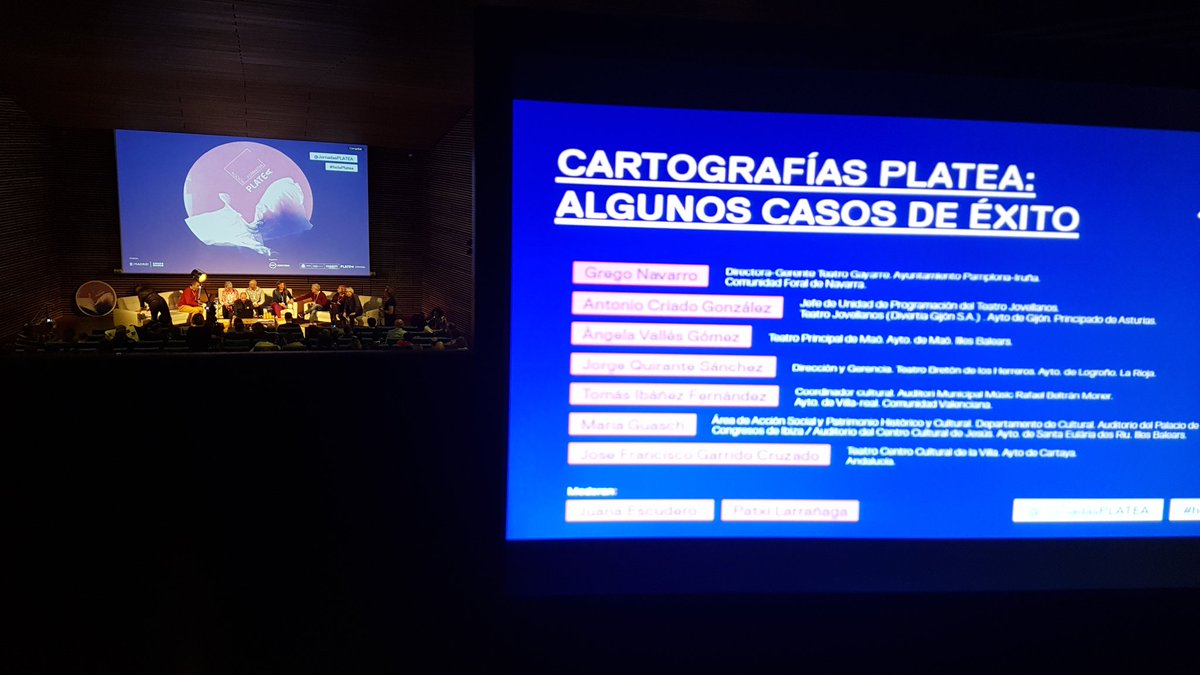 alvarovillahoz's tweet photo. Interantisimo panel de debate sobre #GestiónCultural en @JornadasPLATEA #holaPlatea https://t.co/y3uQGs72cZ