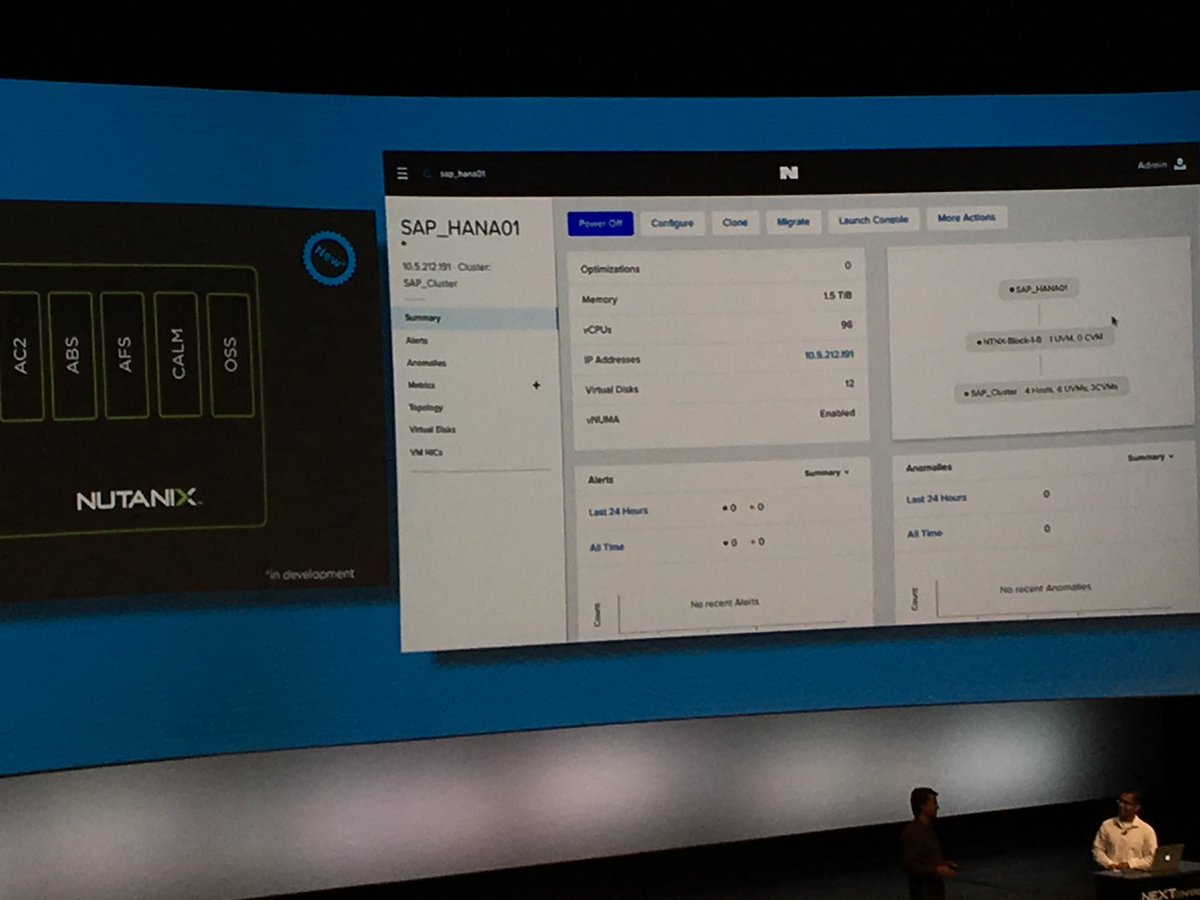 manfredpich's tweet photo. Nutanix AC2... compute only Nodes with AHV !!! Wow #NEXTconf https://t.co/qN834XaYoQ
