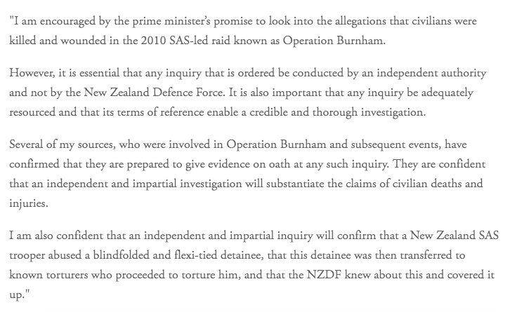 hitandrunnz's tweet photo. Statement from Jon Stephenson regarding the Government's plan to investigate #OperationBurnham can be found at https://t.co/Dv1NrjsSNh #HitandRunNZ https://t.co/ggGFeMLLWi