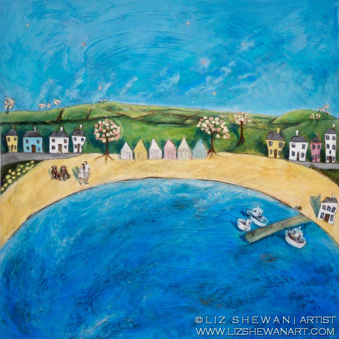 LunarTreasures's tweet photo. Vote for me in the @ArtworkArchive Art Competition! #home is where the #heart is #seaside #dorset #lizshewan https://t.co/mm3xZ8YY98 https://t.co/bkDfFMC0QW
