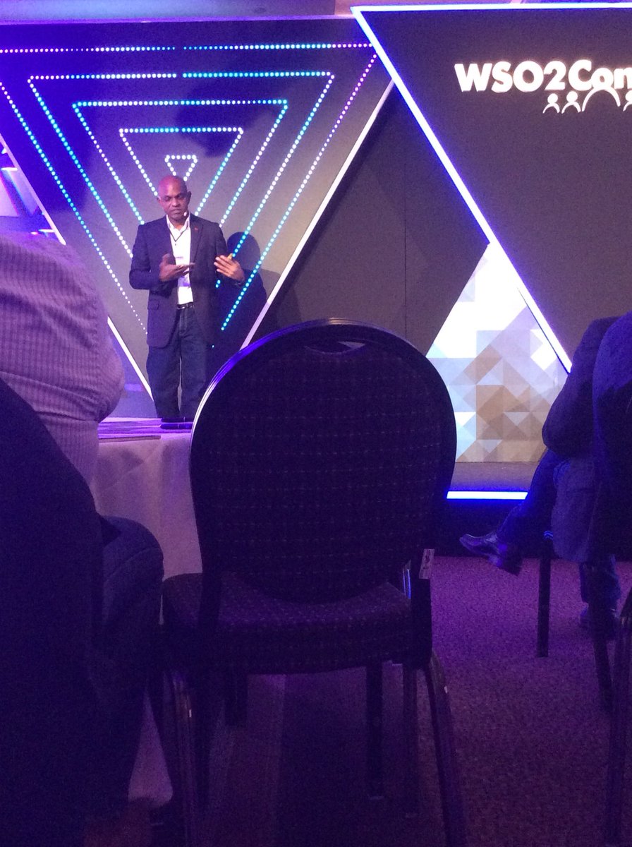 pauweldemeyer's tweet photo. Very inspiring talk from @sanjiva on @ballerinalang and integration in general at @WSO2Con #WSO2ConEU #wso2con https://t.co/61nohE1tcw