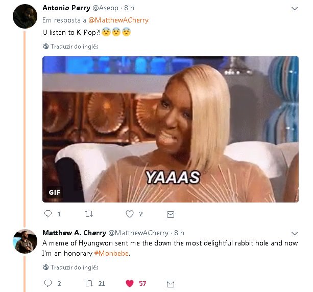 MonbebeBrasil_'s tweet photo. Nosso membro honorário @MatthewACherry adorou comeback!!
Thank You Matthew for all your support and interest on @OfficialMonstaX
#MX_DRAMARAMA #Monsta_X #Combeack https://t.co/LrSyItYNhP