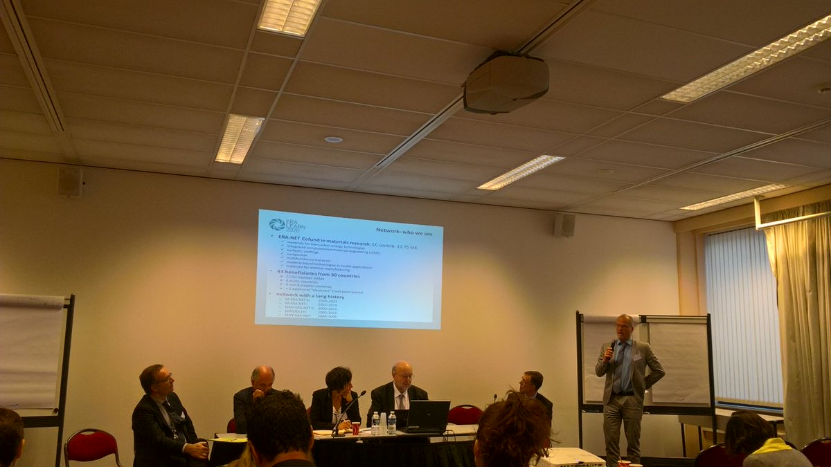 HorizonEuropeIE's tweet photo. Roland Brandenburg coordinator @M-ERA.NET talking industrial technologies successes at @EUScienceInnov #P2P2017 https://t.co/BLKd170JbU