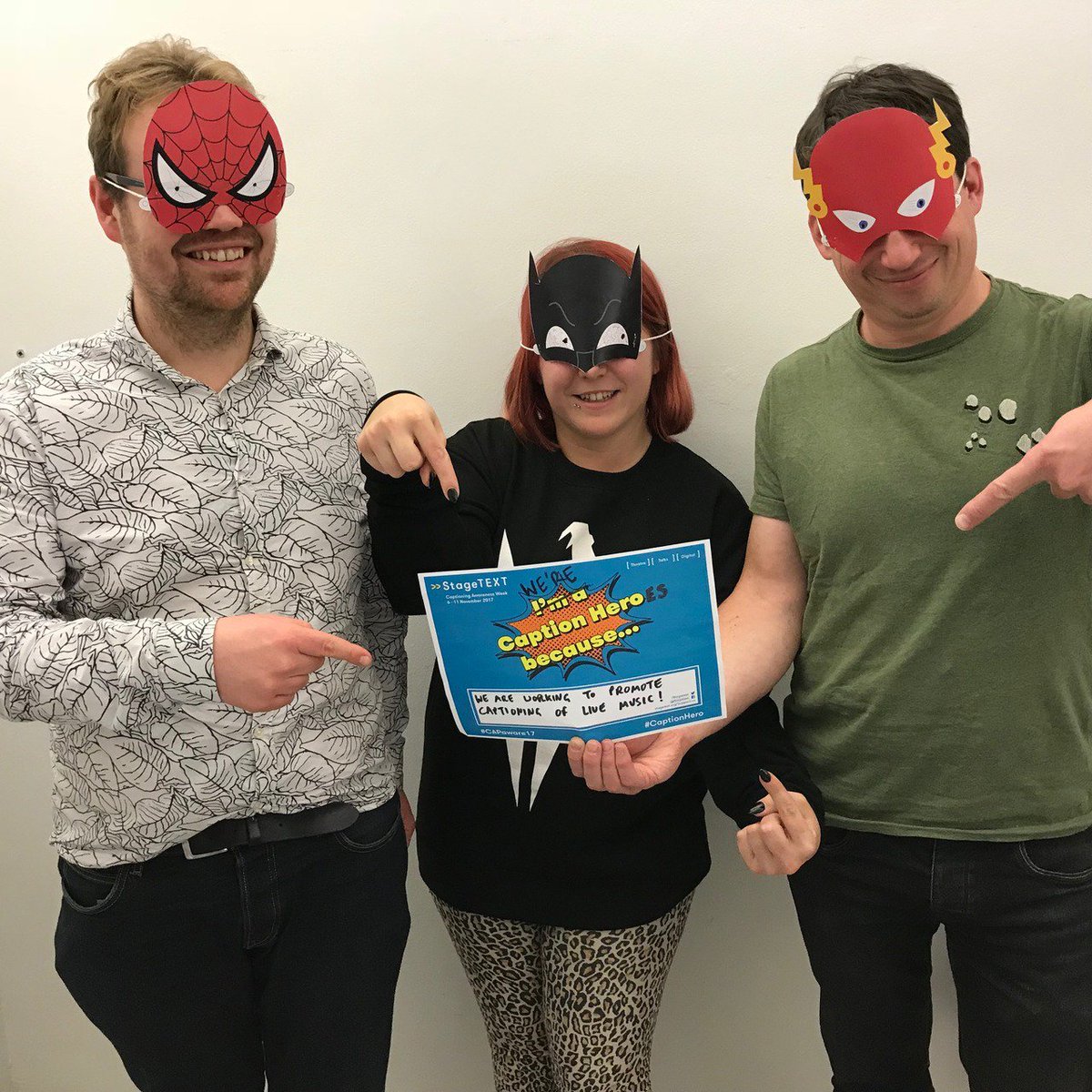 attitudetweets's tweet photo. We're #CaptionHeroes because we're championing captioning of live music!
Check out @Stagetext to find out more about #CAPaware17. https://t.co/zTk5Q0EcyI