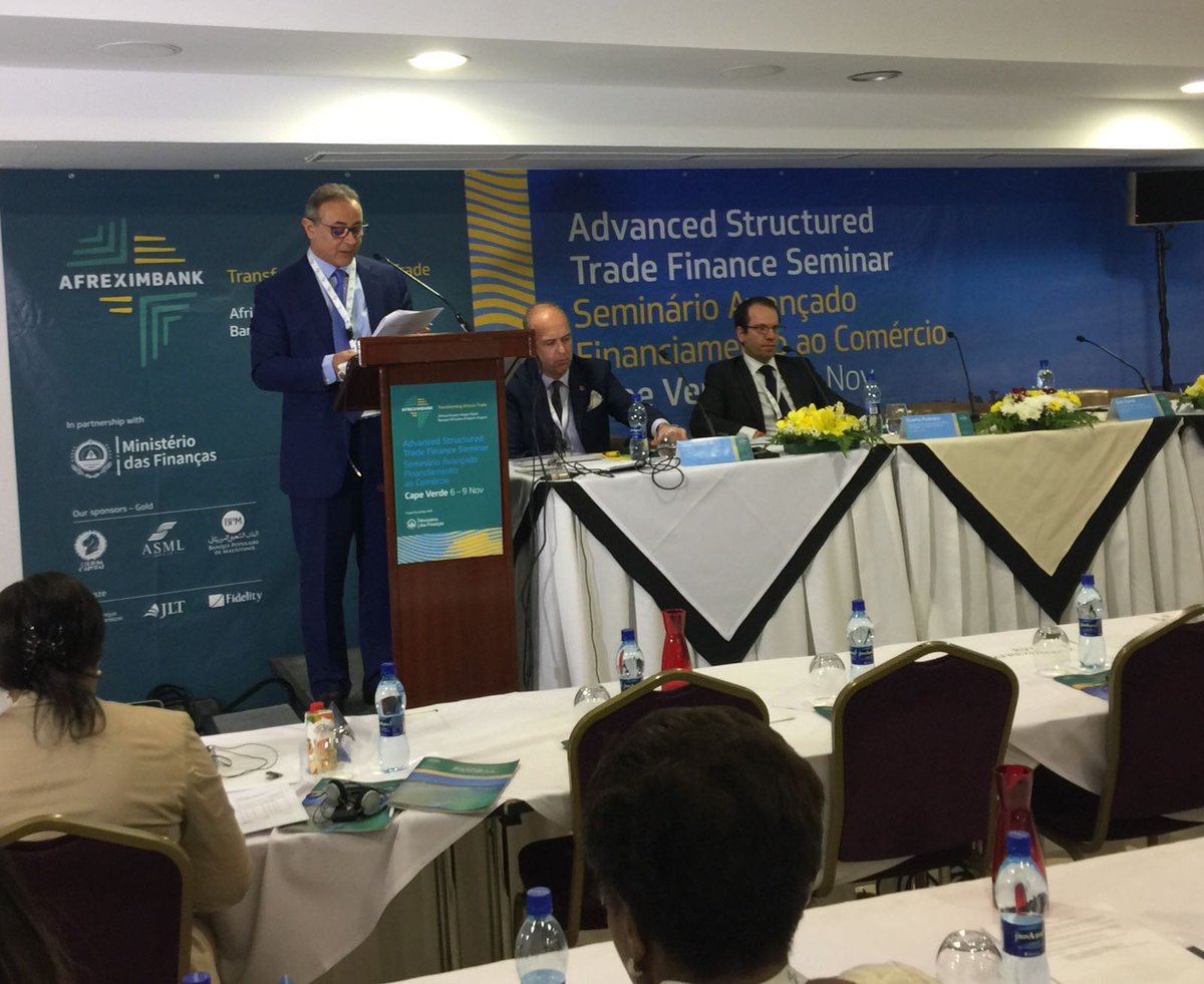 afreximbank's tweet photo. Amr Kamel, Executive Vice President of Afreximbank: "The increasing levels of infrastructure #investment and the rising capital into #Africa has increased the demand for #forfeiting.' #AFREXIMSTF2017 https://t.co/2H8r3fYxqU