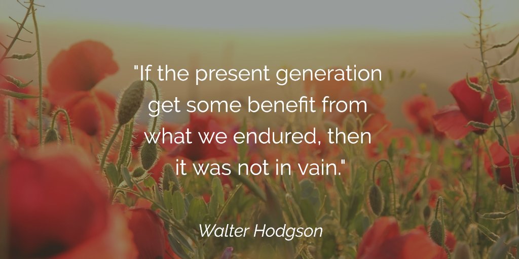 On this #ArmisticeDay, learn more about the First World War in the interactive memoir of veteran Walter Hodgson. anspear.com/education/myli…

<a href="/WaltersVoice/">Walter's Voice</a> <a href="/Len_Fuller/">David Hodgson</a>
#Armistice2019 #Remembrance
