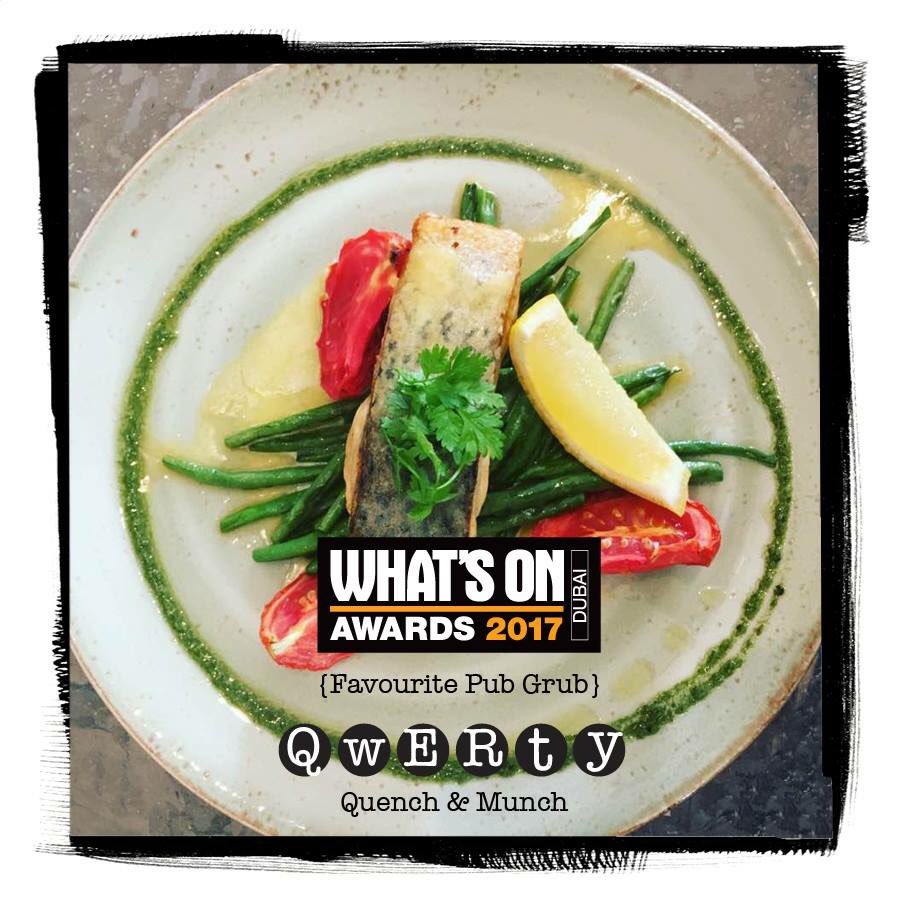 It's the <a href="/WhatsOnDubai/">What's On Dubai</a> Awards tonight and we're nominated in the 'Best Pub Grub' category... fingers crossed 🤞🏻😋
#qwertydxb #woawards2017
