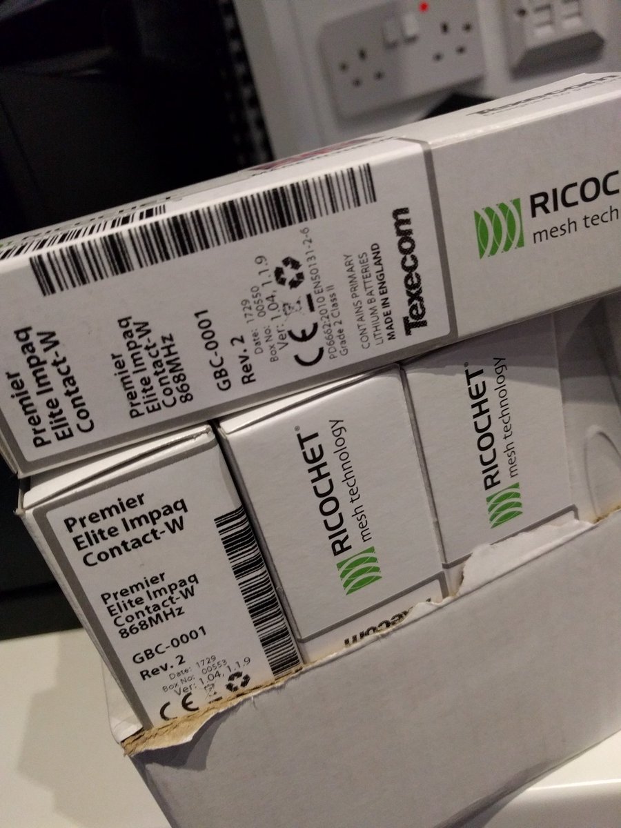 AbingdonAccess's tweet photo. Not impressed that @Norbain completely​ out of stock of @TexecomLtd Ricochet Contacts, being told end if next week not really good enough. 😡 https://t.co/Fs9e0mCgBn