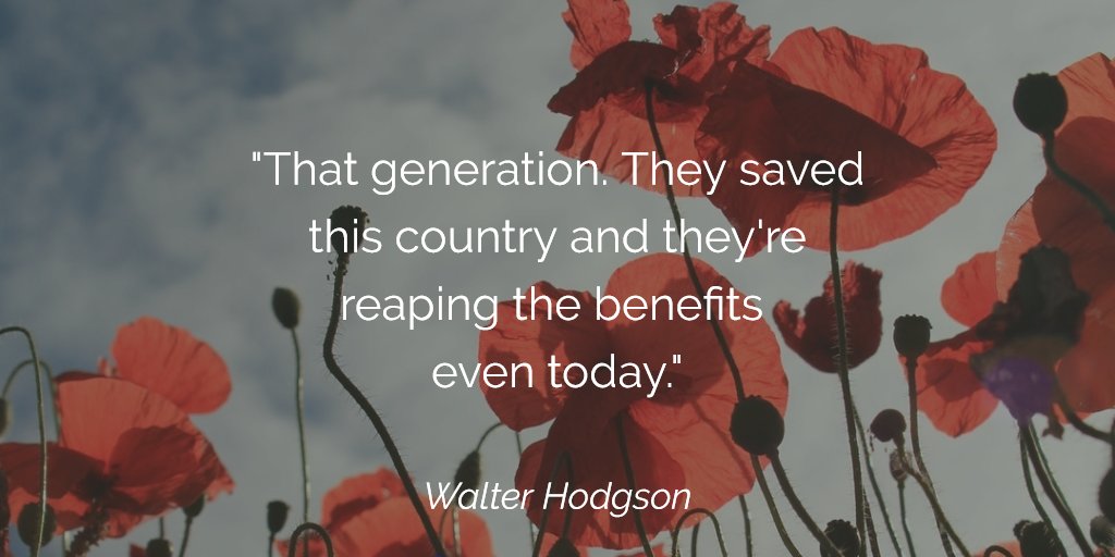 Walter Hodgson, veteran of #WW1, reflecting on what his generation gave in 1914-1918. #Remember #LestWeForget #RemembranceDay pearson.co.uk/walter-hodgson
