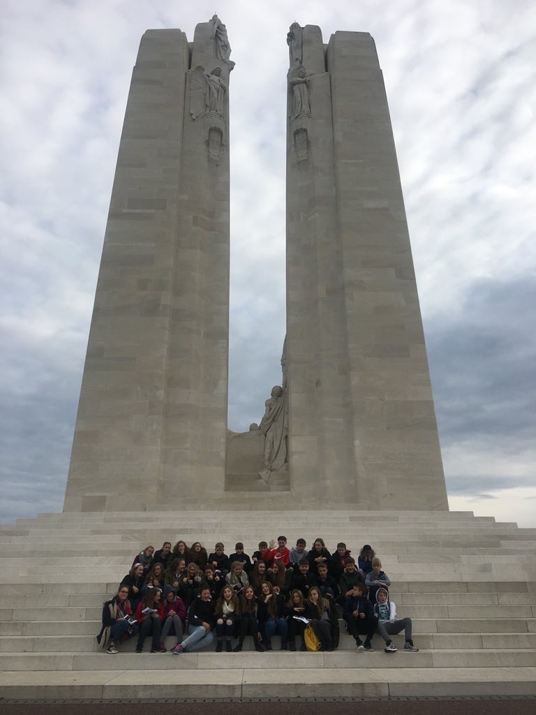 History_HA's tweet photo. Vimy Ridge Memorial #Battlefields2017 https://t.co/TNOjzdAiSx