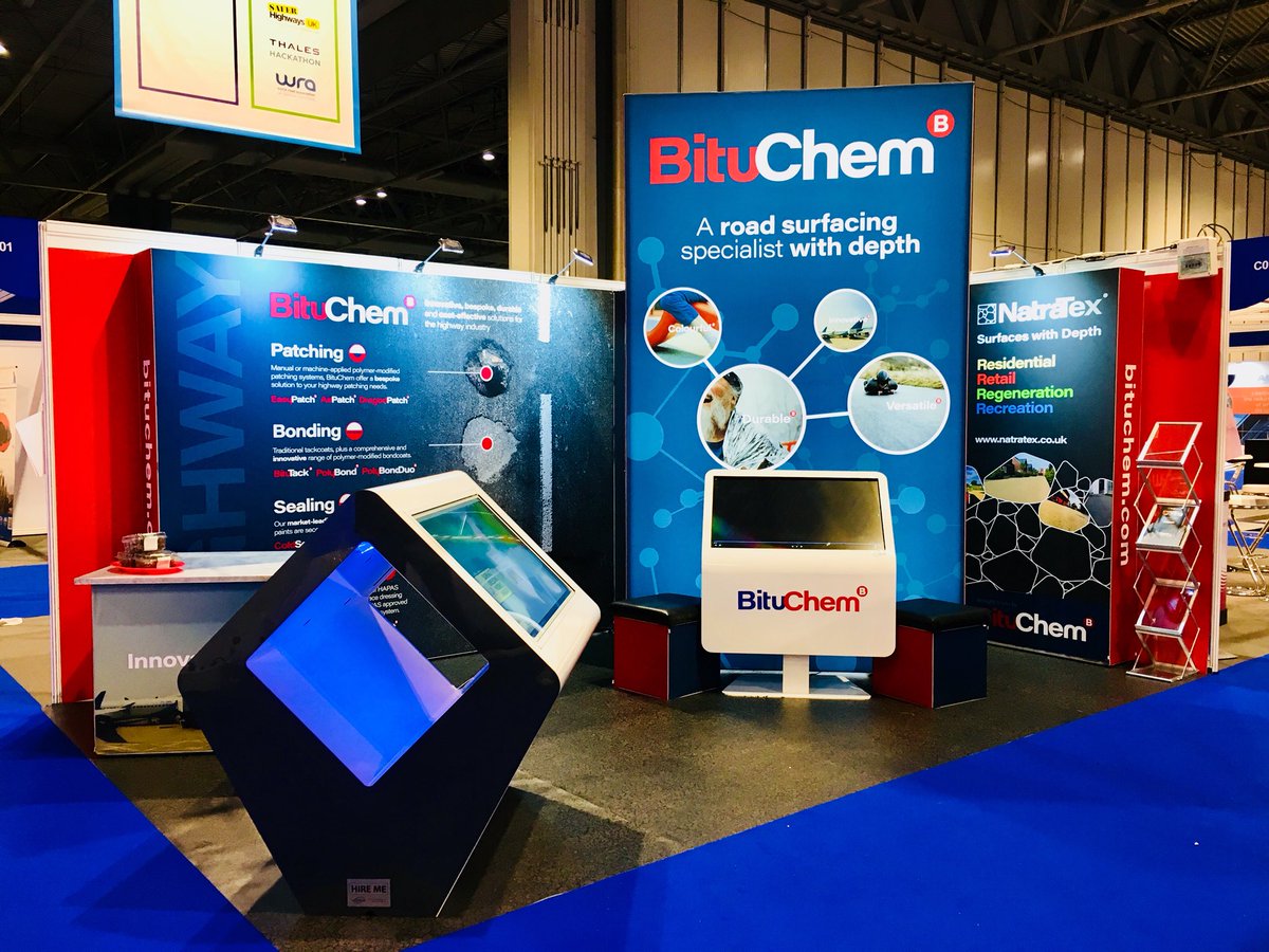 creativetweed's tweet photo. Take a look at our new stand design for @BituChem exhibiting at @HWYSUK 2017. #roadsurfacing #exhibition #design https://t.co/gUxeH6hzJS