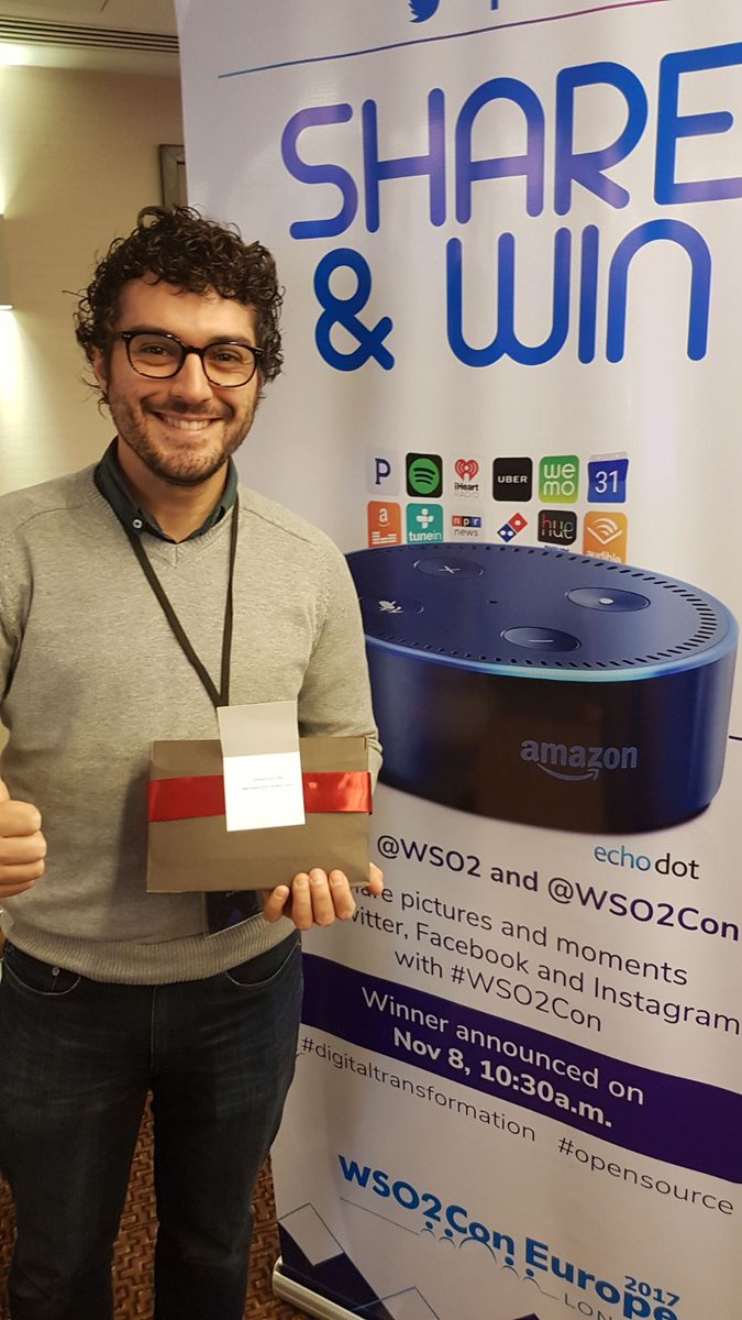 mallorentec's tweet photo. Thanks!!! #WSO2Con @WSO2Con
Next integration with IoT server? 😂 https://t.co/ZwpeAsqdh3