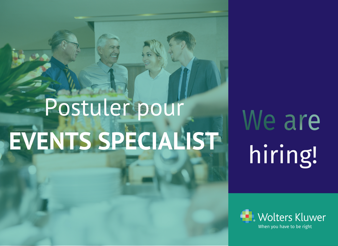 WoltersKluwerBE's tweet photo. Wanted: Events Specialist. Es-tu/Connais-tu un expert de l’organisation ? Fais-toi connaitre ou partage notre offre https://t.co/crOLCisqF2 https://t.co/F9dnbvHn6v
