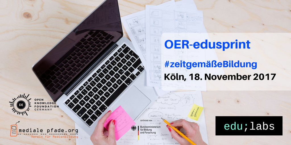 edulabsDE's tweet photo. #edusprint Nr. 2 🚀 - Am 18.11. in #Köln: Sammelt mit uns zeitgemäße #OERde Empfehlungen und erlebt einen inspirierenden Tag am @hackinstitute 🙂 https://t.co/YdtSZZDoMZ #NRWEdu https://t.co/iaXuW40qnB