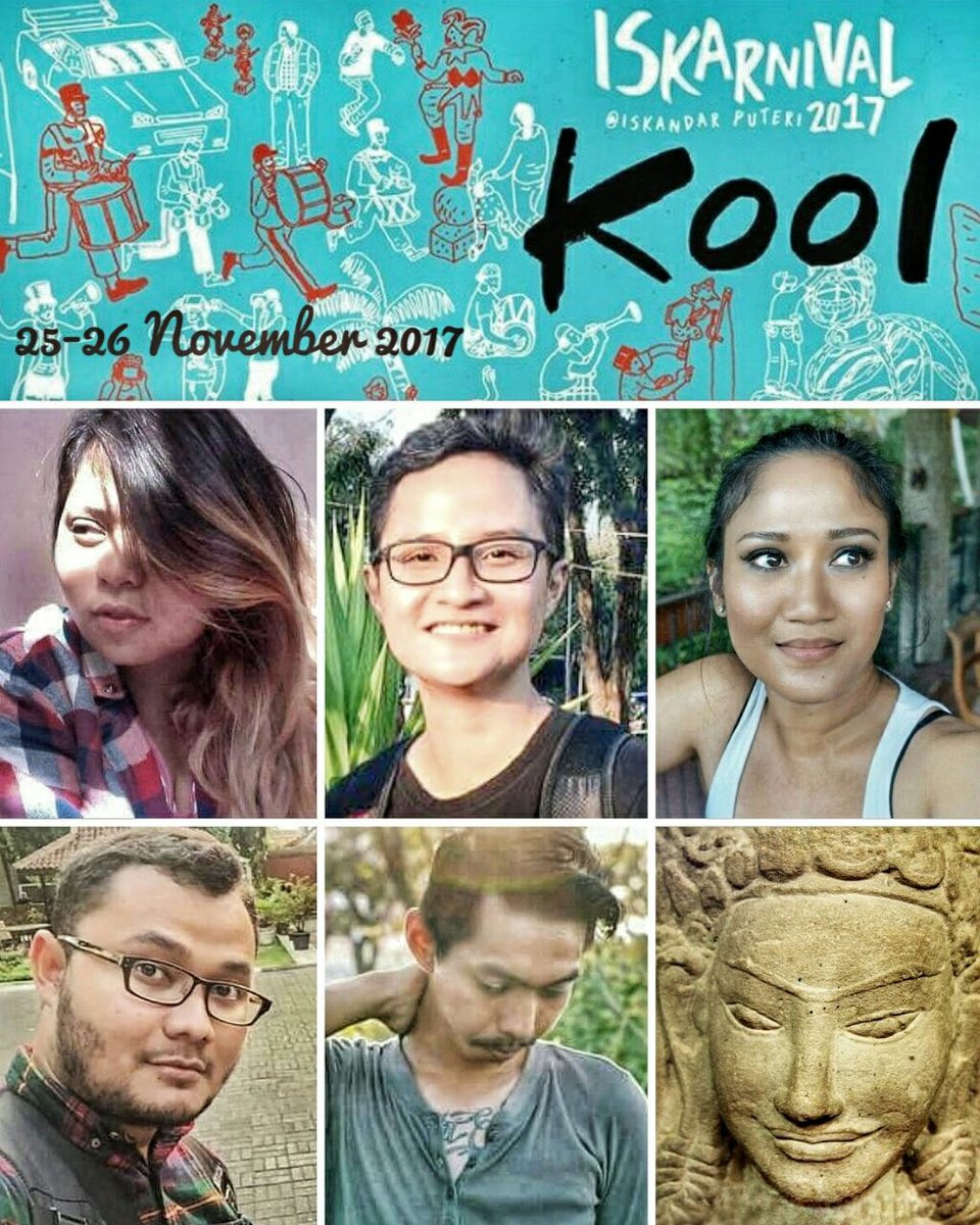 AyuMeutia's tweet photo. Proud to announce that #UnmaskedOpenMic is going to participate in The StraitsTM - Selat Melaka Poetry Slam at Iskarnival 2017 in Johor Bahru, Malaysia. Putri &amp; I will be joined by Al, Bumi and Michel. 

Now let's pray... 
May the universe and the directors grant the cuti I need. https://t.co/2NaSpX1jBa