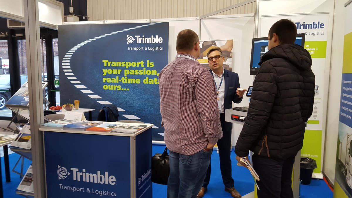 TrimbleTL's tweet photo. Learn all about the latest innovations in #telematics! You can find Trimble at #TransPoland in Warsaw. Come and meet us at our stand n° A8. https://t.co/4f06iJw385