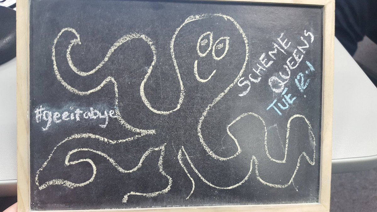 SchemeQueens's tweet photo. Tell us whats been doing your nut in and we'll chat about it on next weeks show #geeitabye 🐙 https://t.co/DrQtgzIMBB