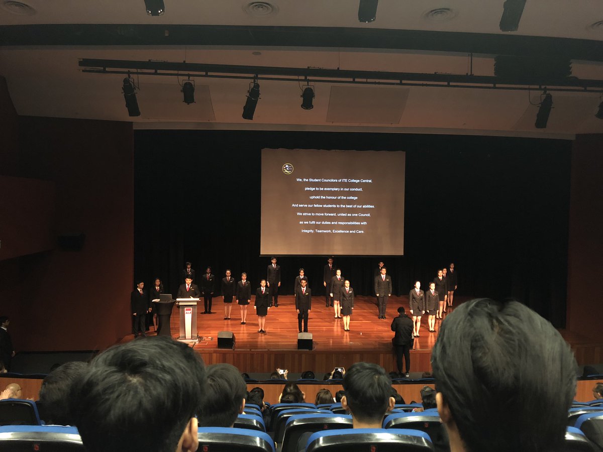 ITECollegeWest's tweet photo. HAPPENING NOW AT #ITECC!
Our College West Student Councillors are here for their Investiture! https://t.co/T3VPRjN6ag