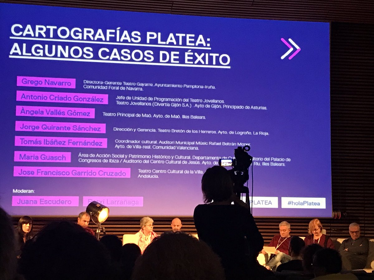 RosaRivet's tweet photo. Seguimos en @JornadasPLATEA con casos de éxito!muy interesante! #Platea  #cultura @INAEM_Cultura @CondeDuqueMAD https://t.co/VsWoBPUPUx