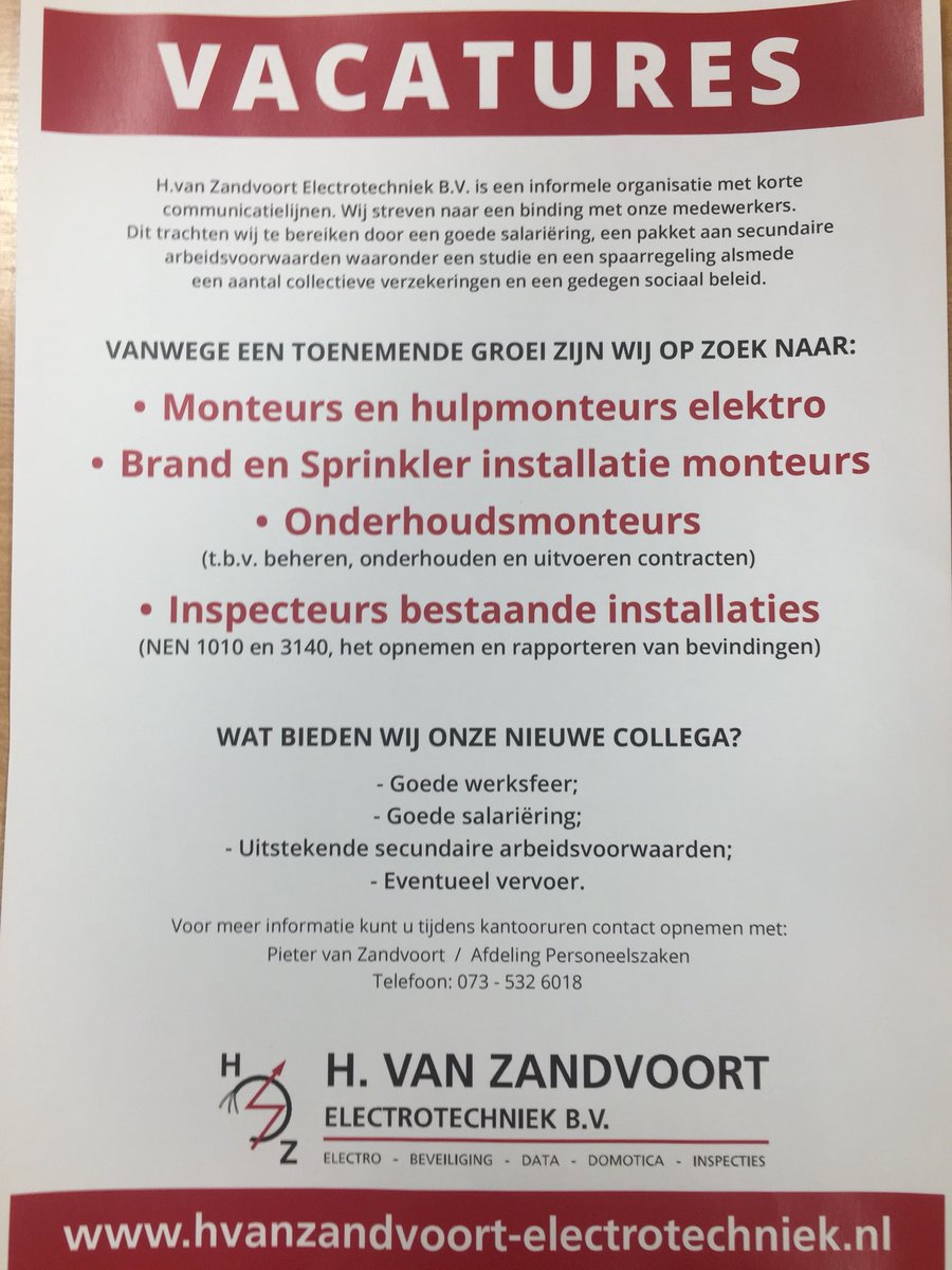 HvHenri's tweet photo. Wie komt ons team versterken https://t.co/XrFq5covaJ