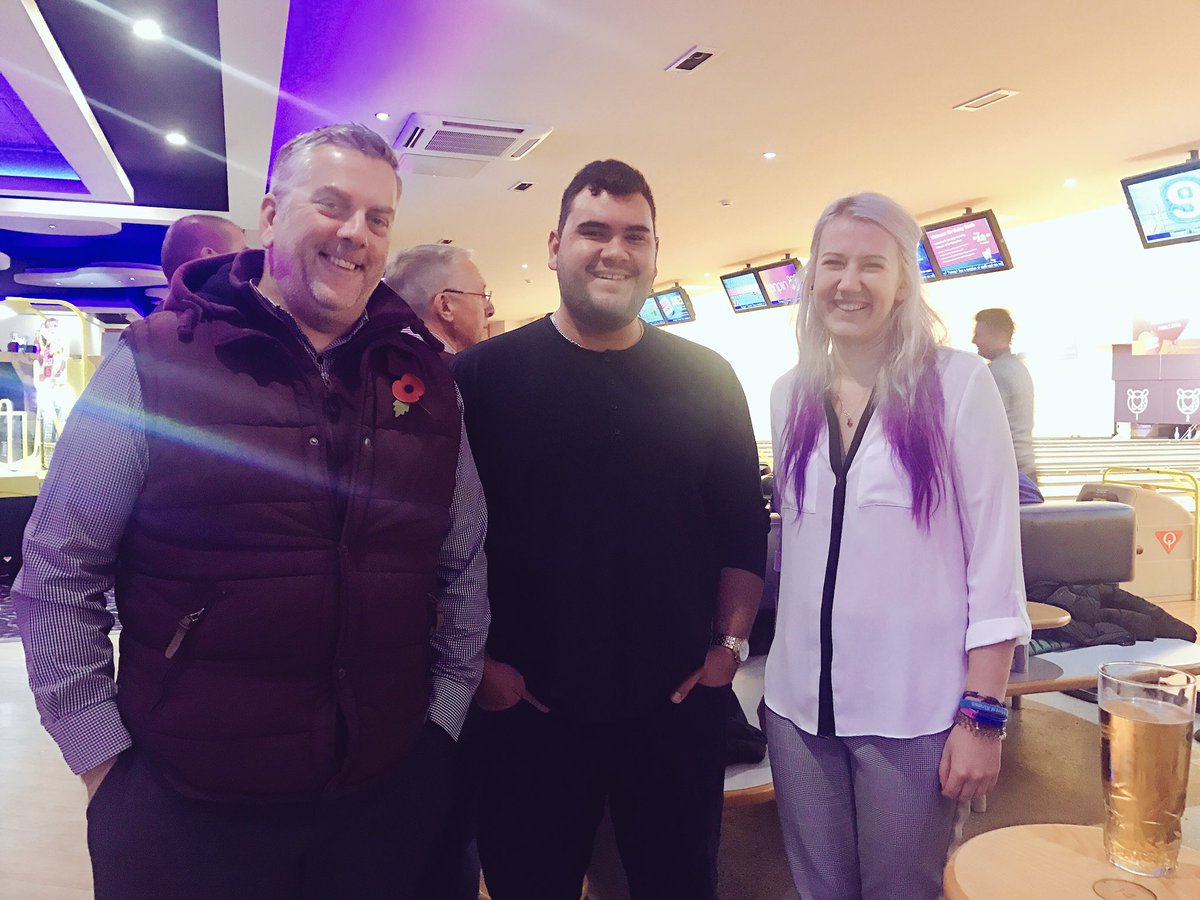 AdeebaKeepmoat's tweet photo. Great to take part in a fun charity bowling match with @homesbystrata last night 🎳 raising money for @DansFlutterbyes https://t.co/bHCuF89QPQ