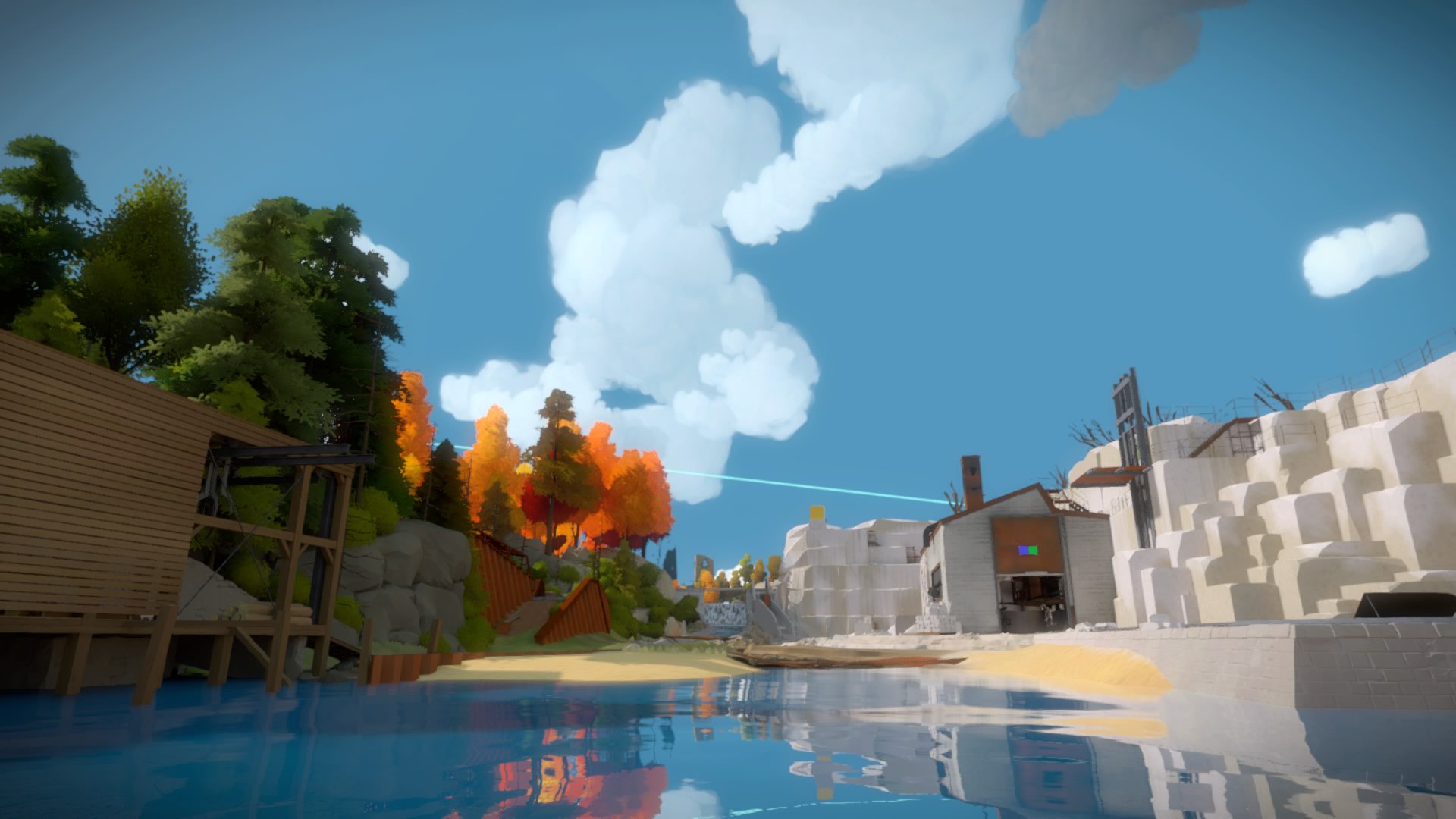 ミチル The Witness クリアしました 謎の孤島を歩き回りパズル を探し解いていくゲーム 追加 複合されるルールで後半以降の難易度が尋常じゃないがその分達成感もひとしお 風景に隠されたパズルを探す楽しみもあるのでウォーキングシミュレータとしても