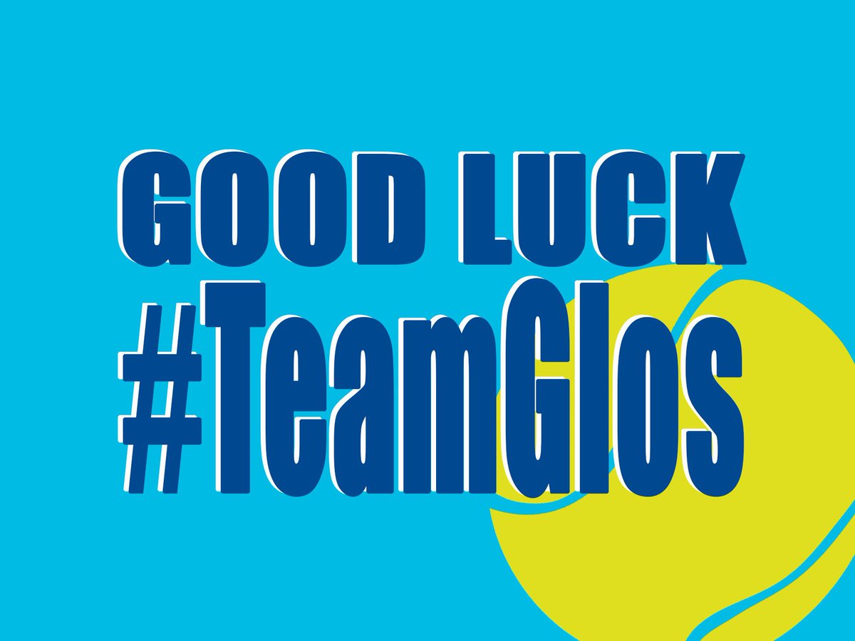 Good luck #TeamGlos for another #BucsWednesday! You’re gonna smash it!💪🏼🏆 #UoG #Tennis #BleedBlue #GameDay #WeAreGlos #Bucs