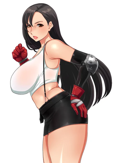 いいおっぱいの日も兼ねて むちむちティファ。 