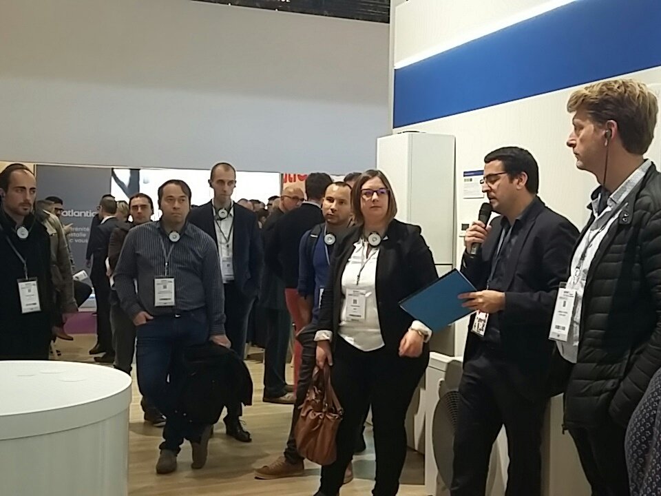 IDutheil's tweet photo. En direct la région @ nord ouest à @interclima avec nos partenaires pour présenter toutes nos solutions gaz et même les innovantes https://t.co/qhV9JrtZC8