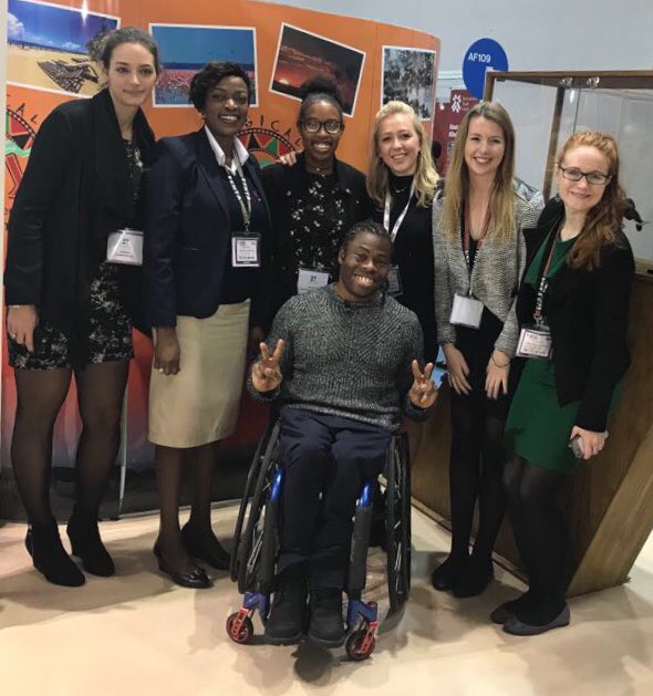 Thanks for stopping by the Kenya stand <a href="/BBCTravelShow/">BBC Travel Show</a> <a href="/AdeAdepitan/">Ade Adepitan</a> ! #20secondchallenge