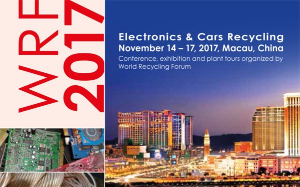 adrecycling's tweet photo. Next week we will be attending the @icm_events Electronics & Cars Recycling Forum in the stunning city of Macau. Meet us at booth n°19! #WRF2017 #recycling https://t.co/sh0YJgm2mn